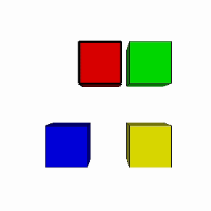 Here I have created 4 cubes that can be moved. I am only able to select cubes right now before it stops working. <a href='https://chatgpt.com/share/681642e9-21f8-8011-8061-a79462634437'>See AI Chat</a>
